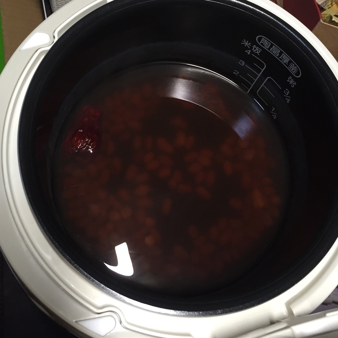 超級簡易紅小豆水（電飯煲版）的做法 步骤3
