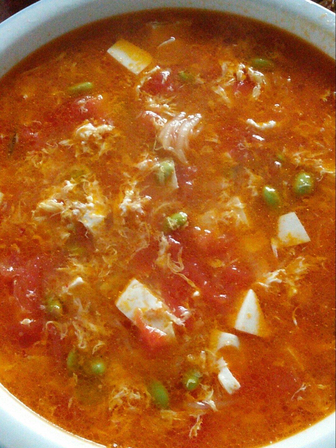 韓式泡菜番茄豆腐濃湯的做法 步骤7