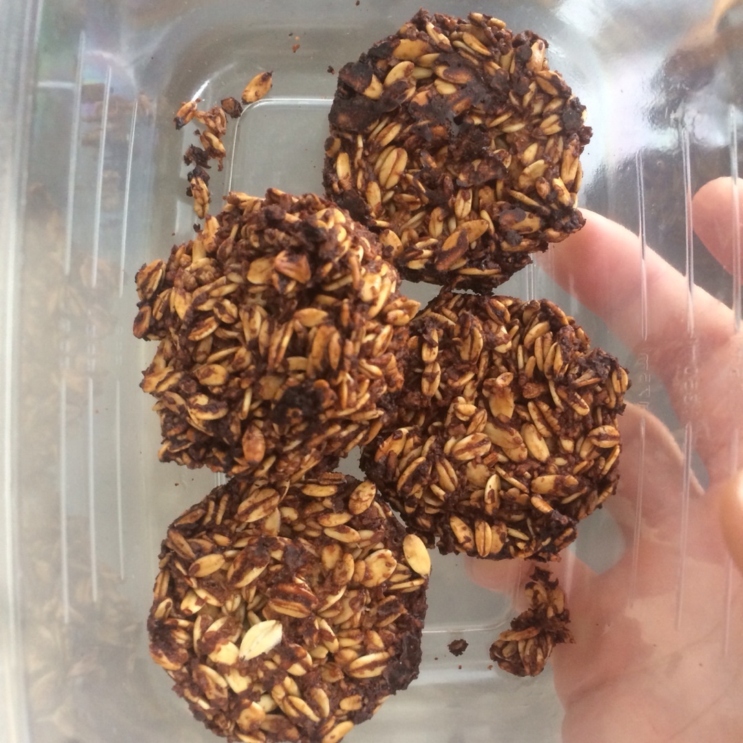 燕麥椰蓉能量餅乾的做法 步骤6