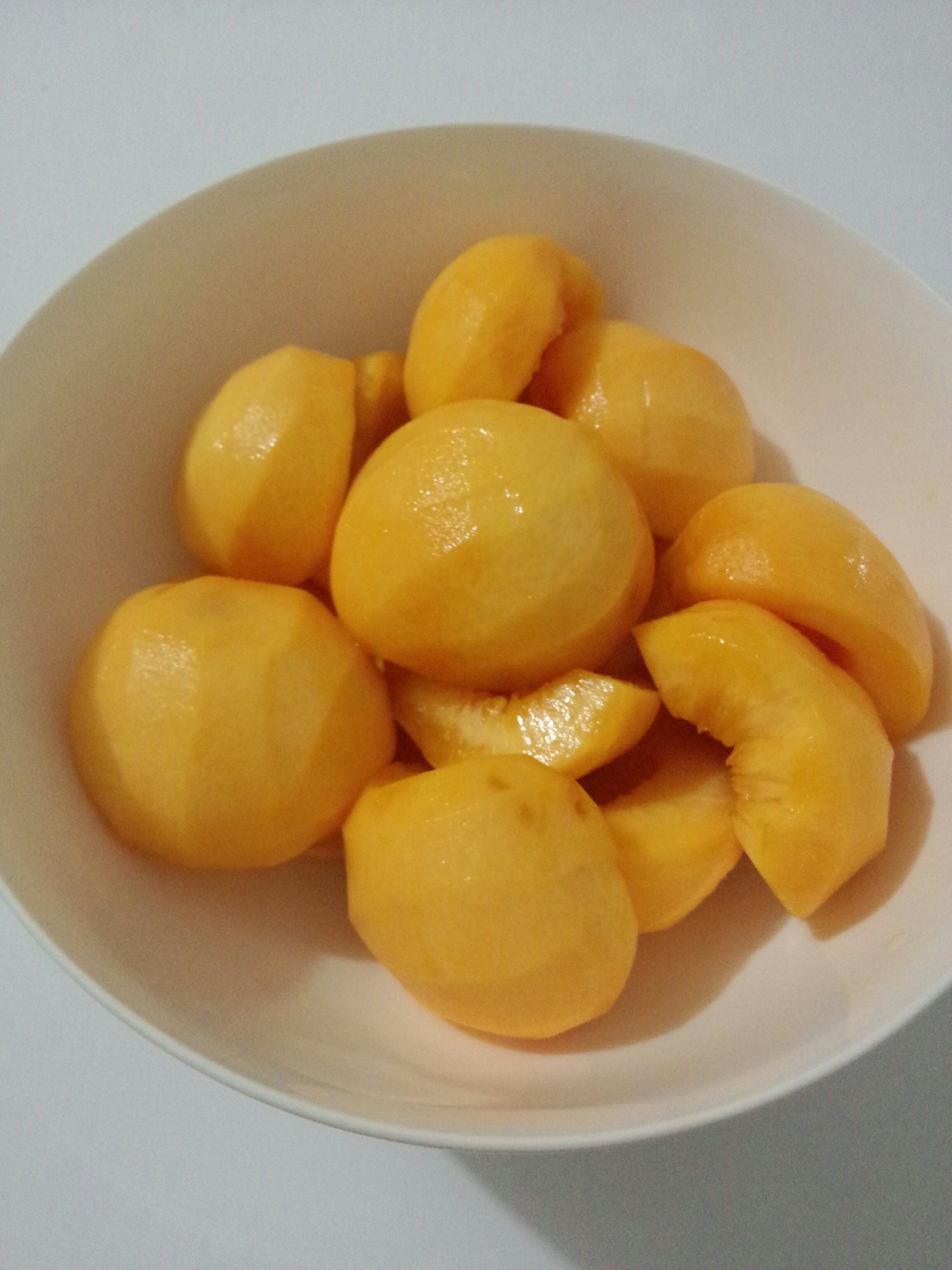 黃桃罐頭（怎樣做出超市買的那樣漂亮的整瓣桃子）的做法 步骤8