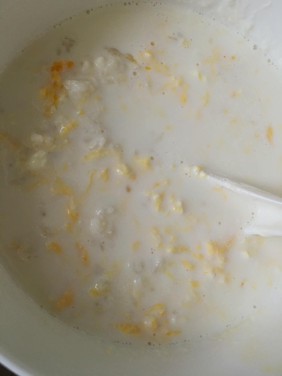 不加鹼，醪糟牛奶蛋花湯的做法 步骤2