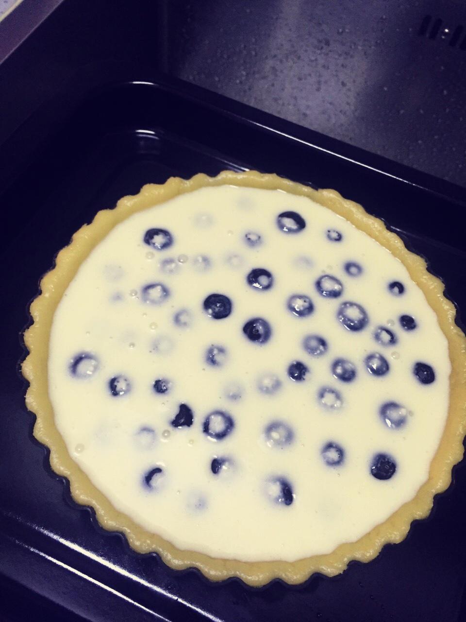 藍莓乳酪派（8寸爆漿版）的做法 步骤8