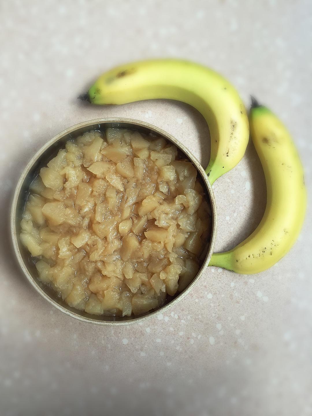寶寶輔食:蘋果香蕉泥 1段(輔食新增初期-36個月適用)的做法 步骤4
