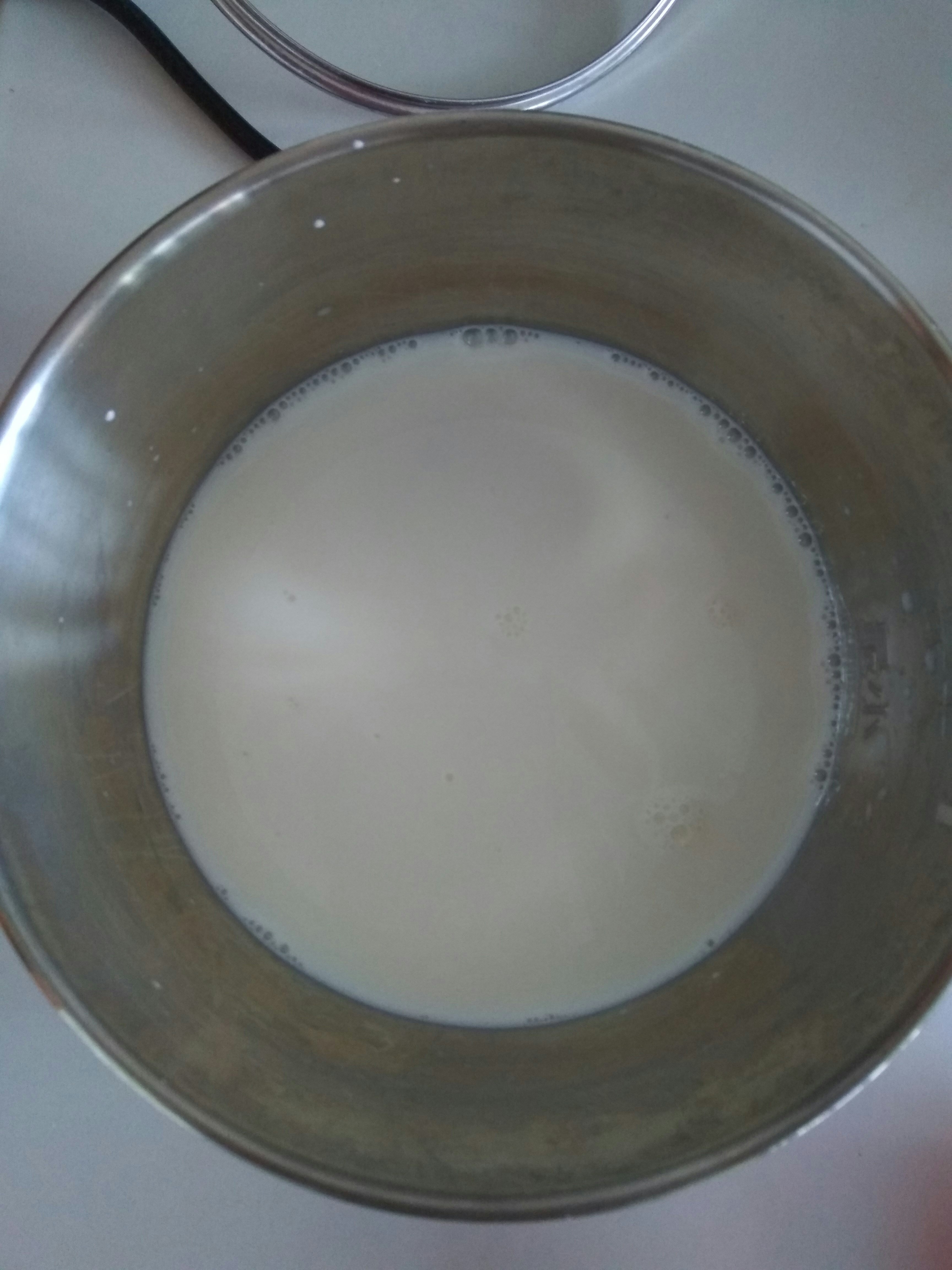 天然果凍，木瓜撞奶的做法 步骤3