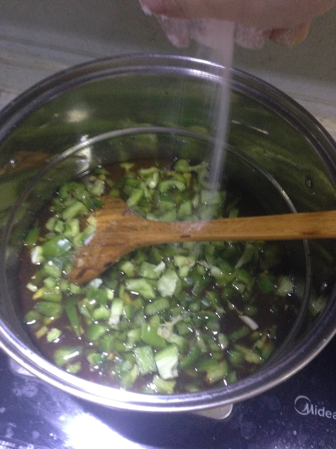 自制青菜椒醬的做法 步骤4