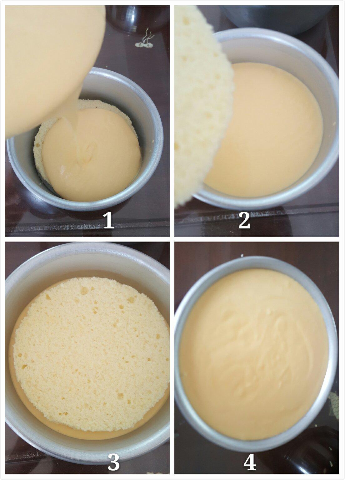 家庭式簡單的一一芒果慕斯蛋糕的做法 步骤10
