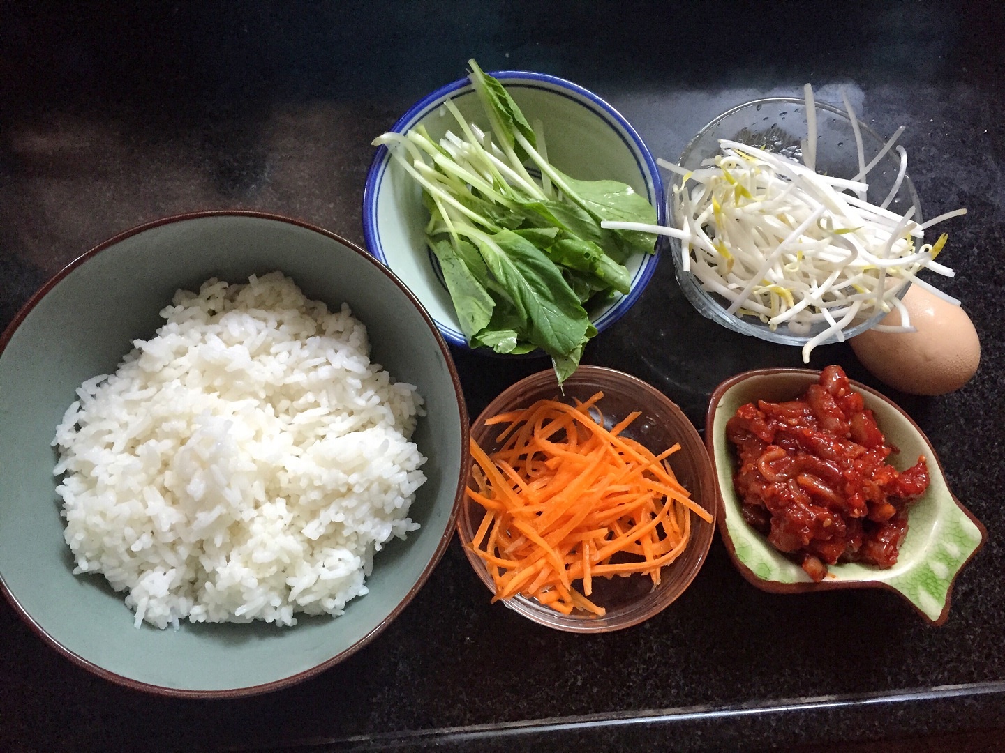 韓式拌飯的做法 步骤1