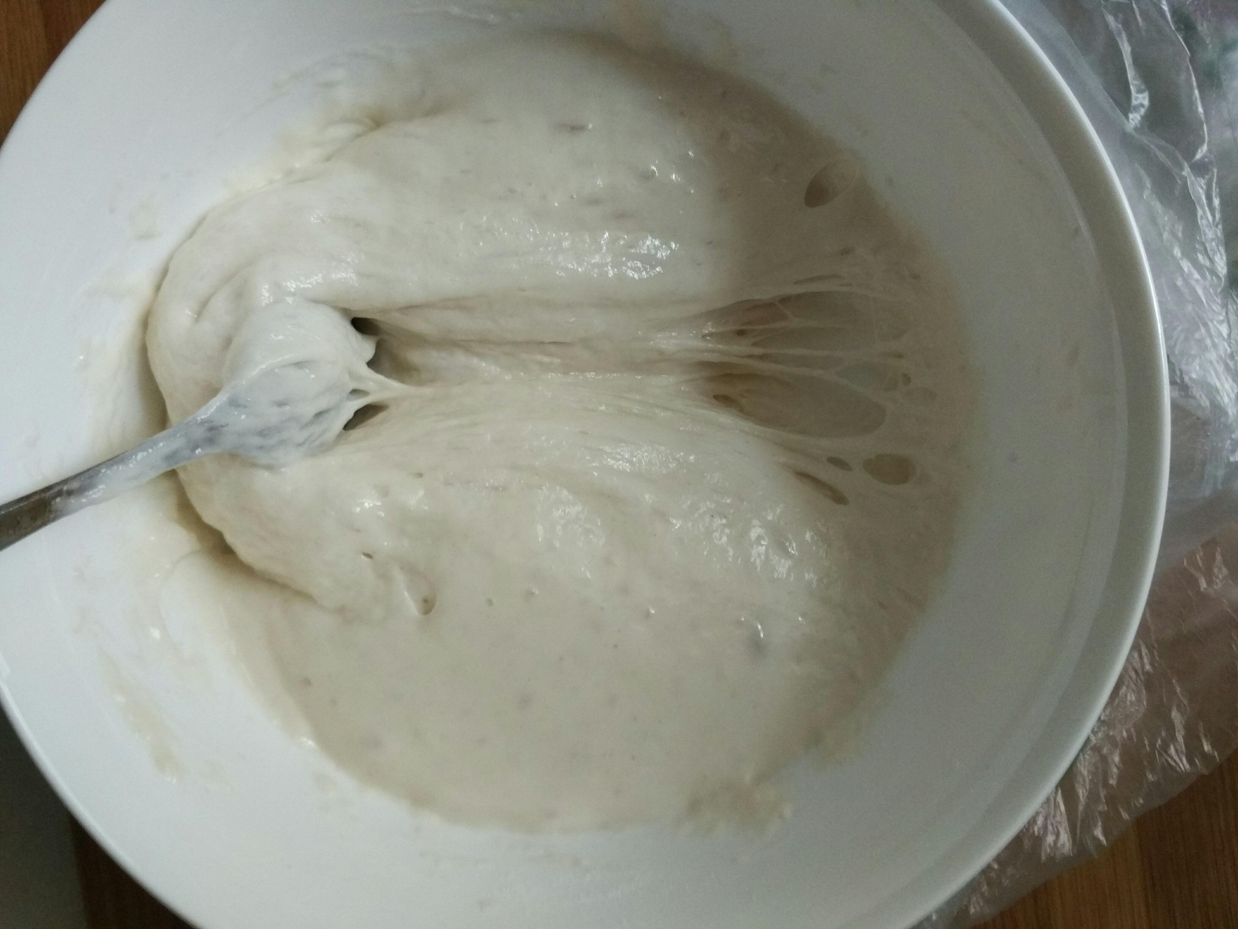 波蘭種麻花辮豆沙麪包圈的做法 步骤1