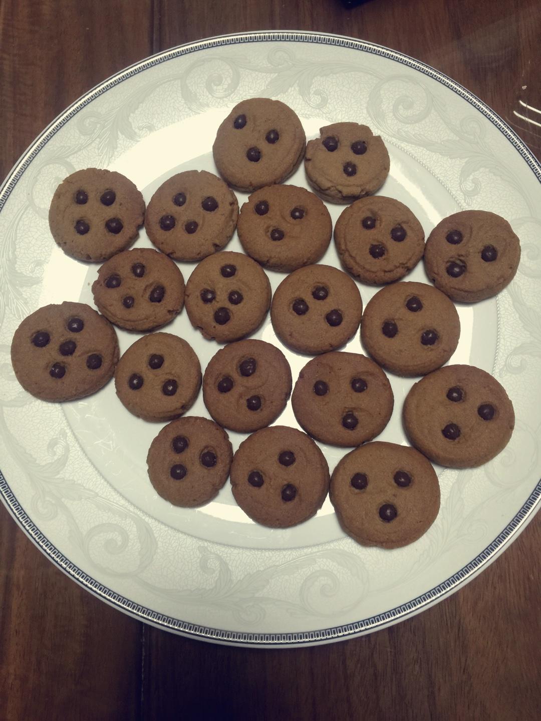 巧克力豆餅乾的做法 步骤4