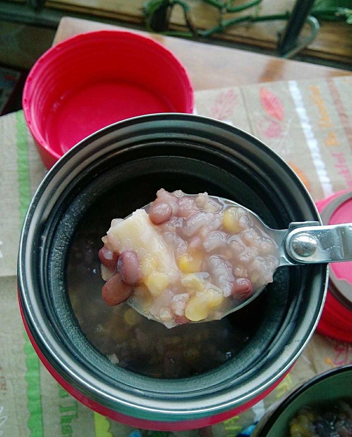 燜燒罐燜出柔滑香濃的營養雜糧豆粥的做法 步骤7