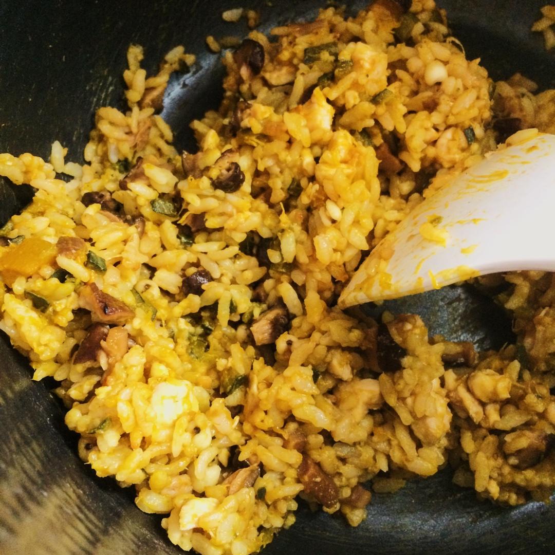 南瓜雞胸香菇三米燜飯（減脂好手）的做法 步骤6