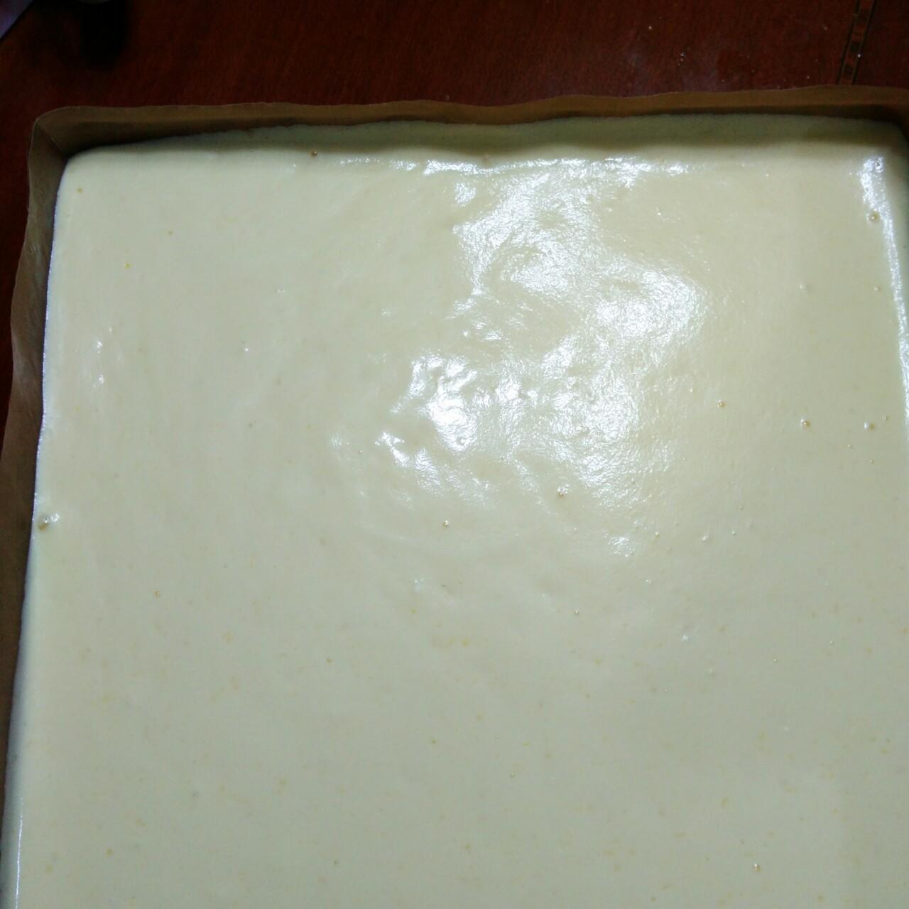 芒果黃桃奶油蛋糕卷的做法 步骤16