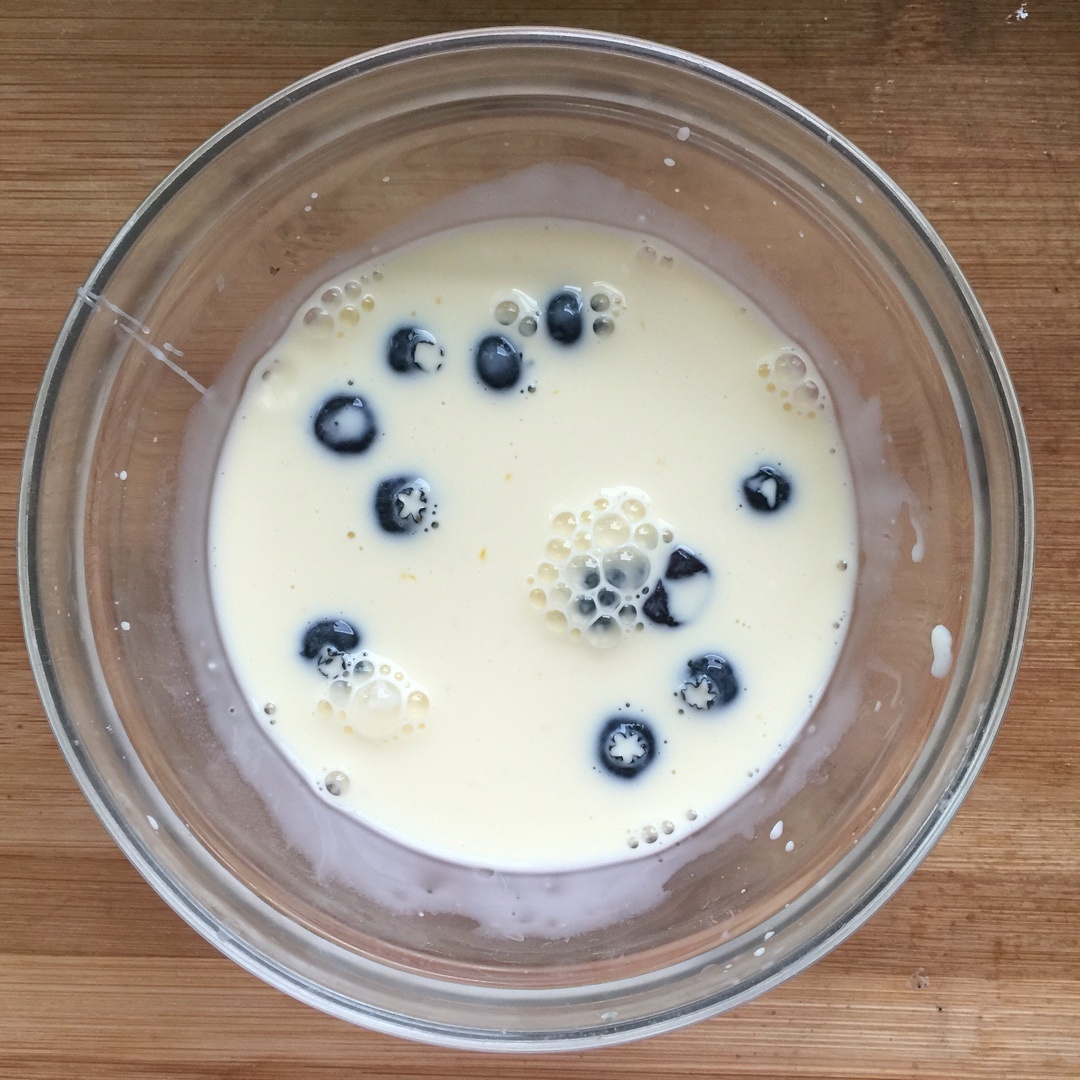 膳魔師魔法燜燒罐之藍莓果粒冰淇淋的做法 步骤2