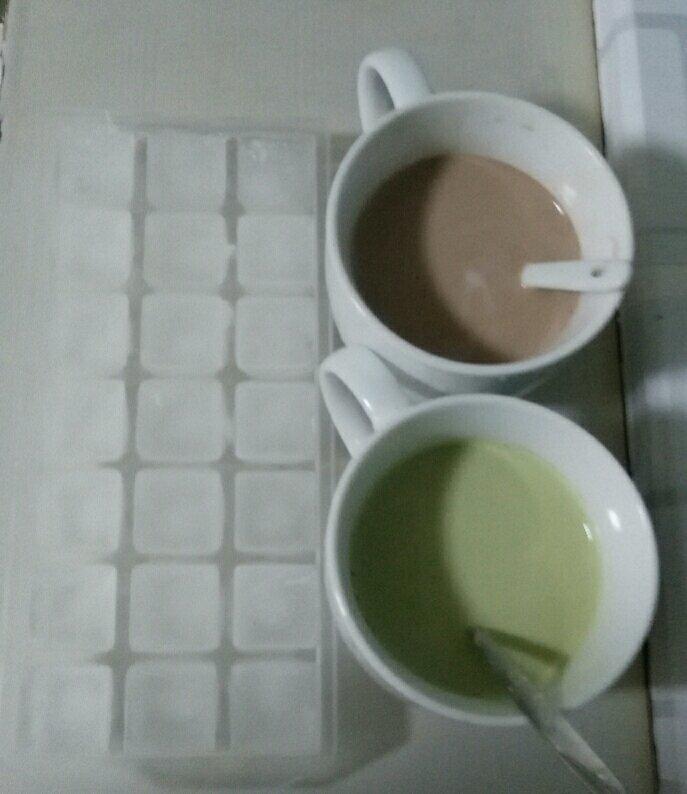 可可（抹茶）冰牛奶的做法 步骤2