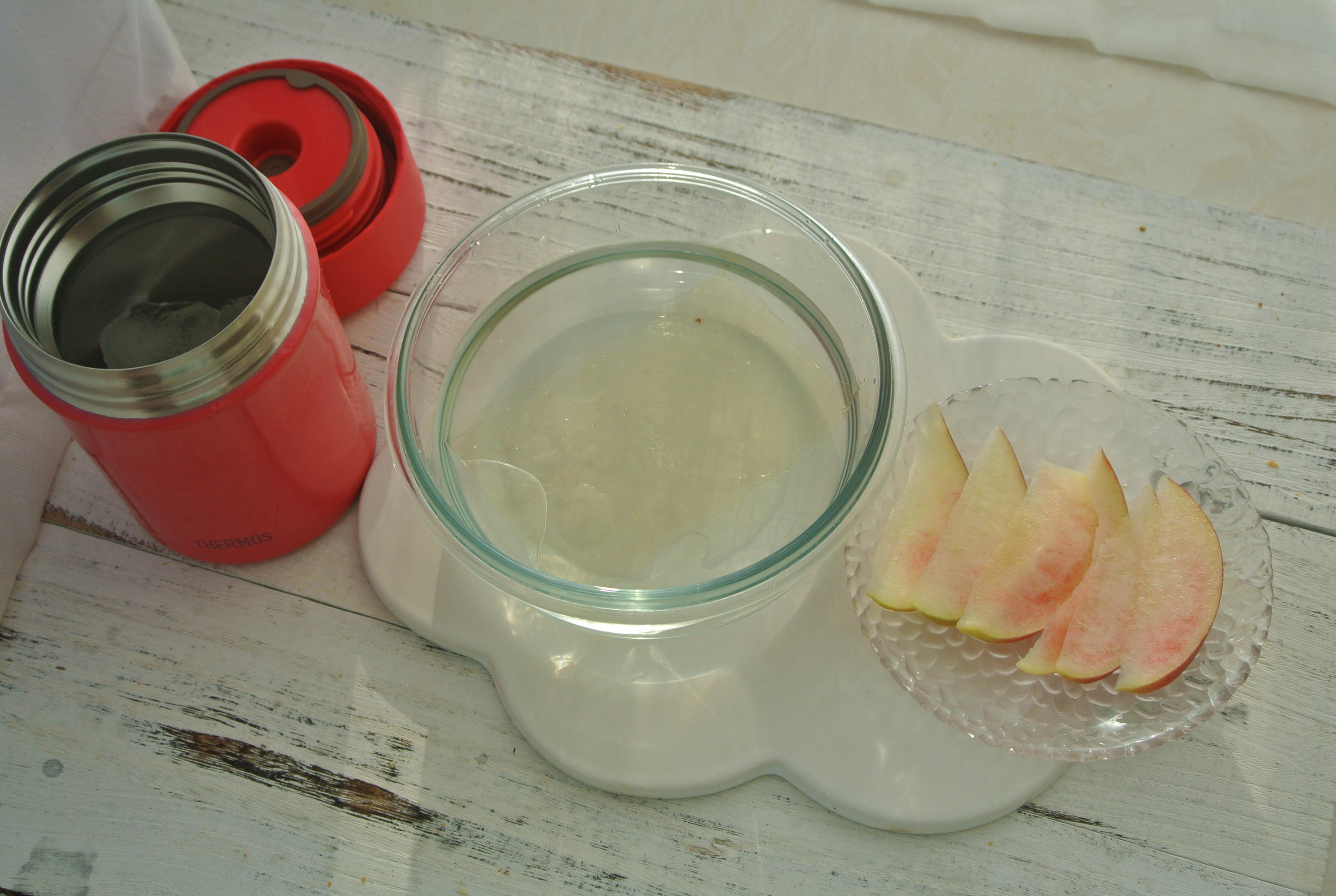 膳魔師魔法燜燒罐——夏日清爽蜜桃果凍的做法 步骤3