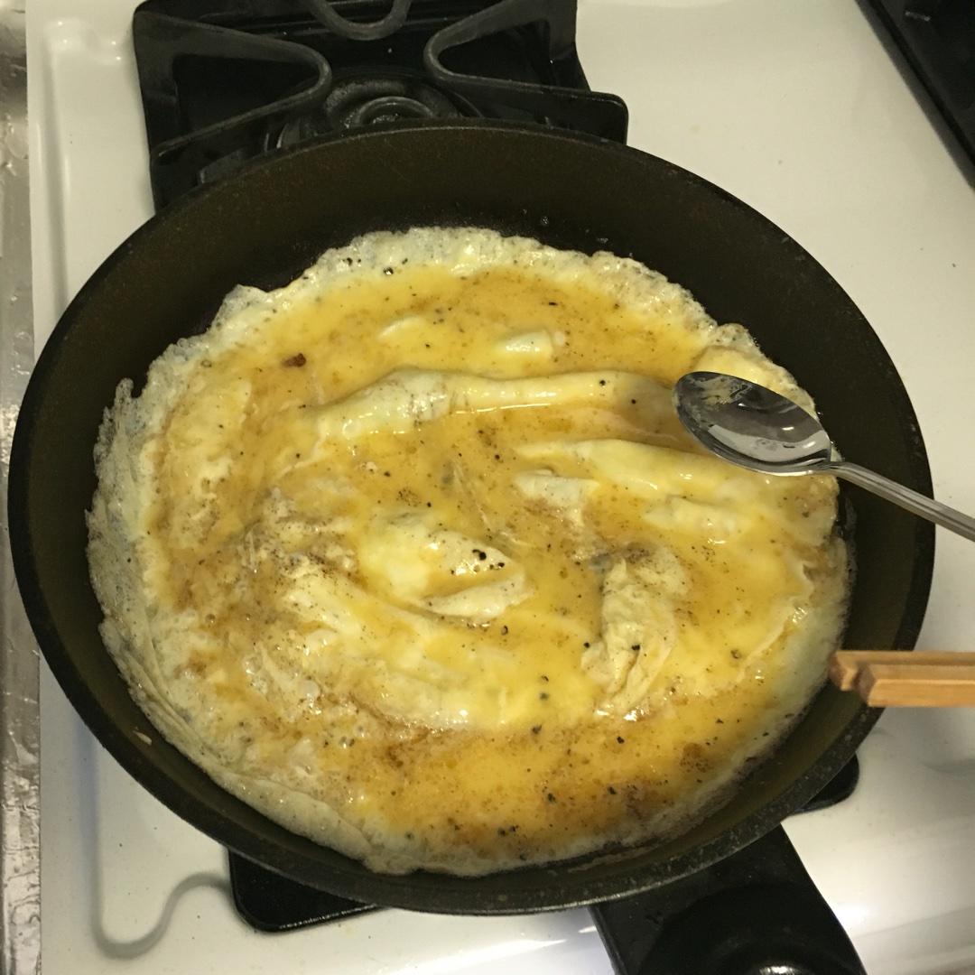 10分鐘美式omelette配香煎土豆塊的做法 步骤4