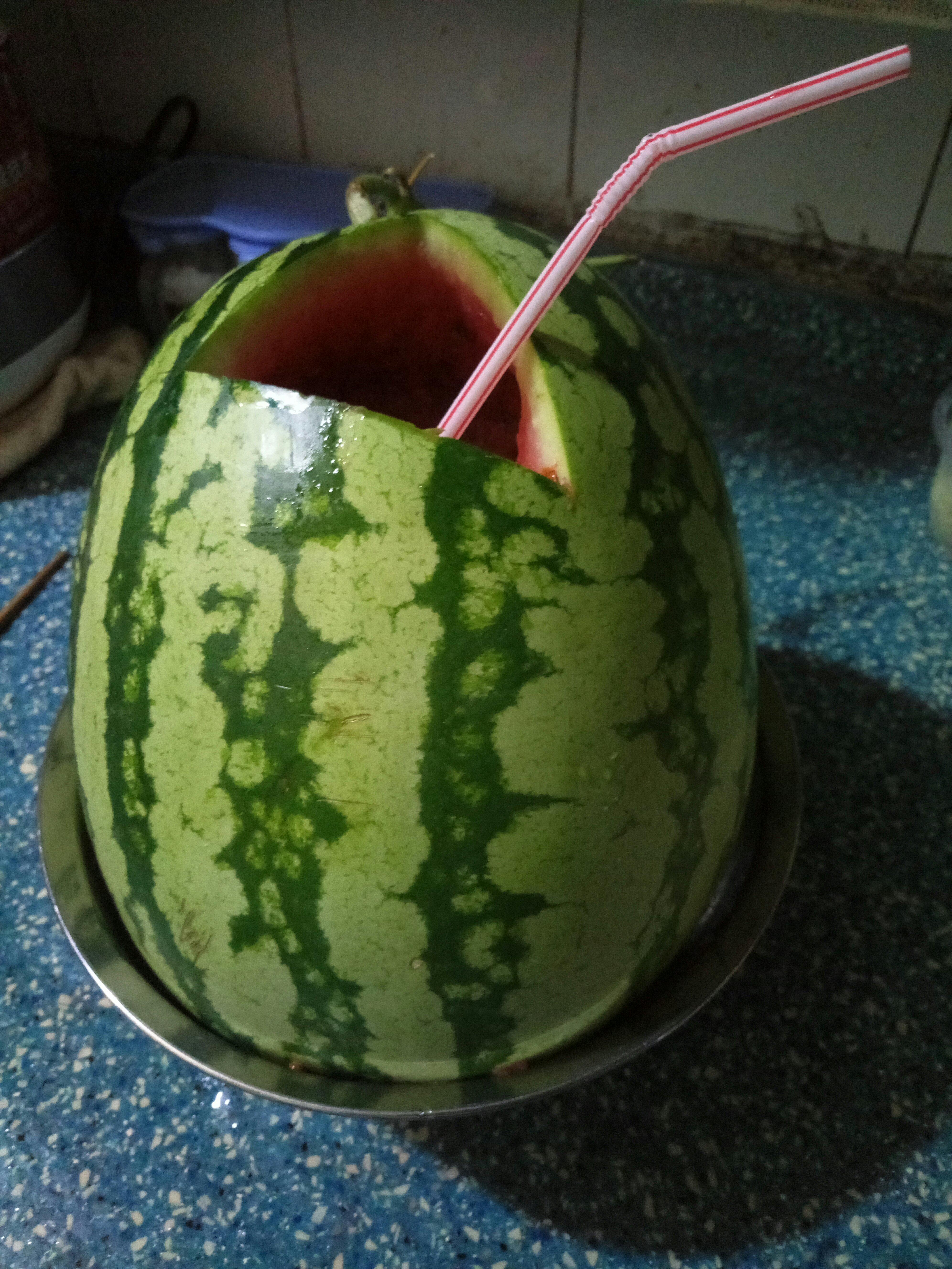 創意清涼西瓜汁的做法 步骤3