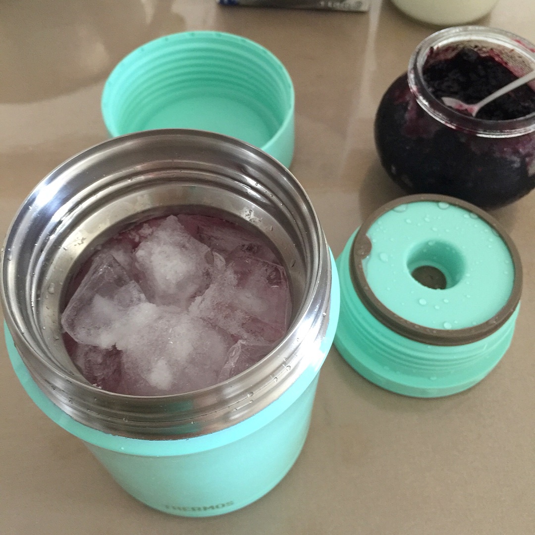 膳魔師魔法燜燒罐－草莓桑葚醬酸奶冰激凌的做法 步骤9