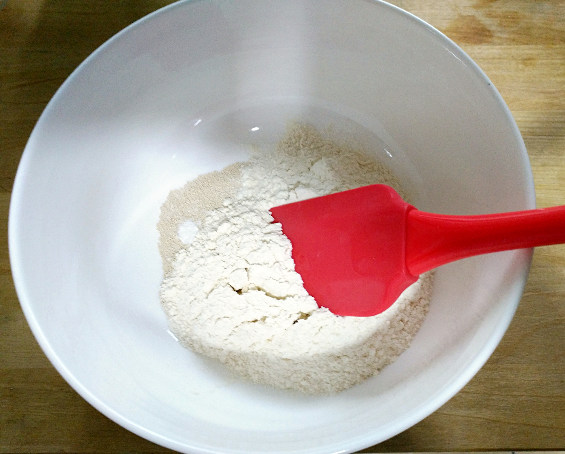 椰香酸奶香蕉鬆餅（無糖低脂酵母版）的做法 步骤2