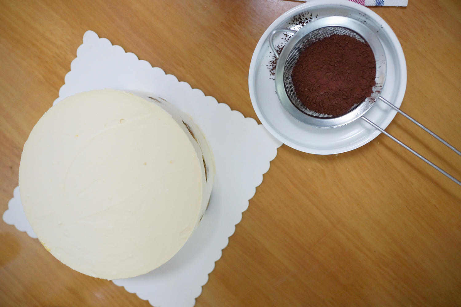 無需烤箱的入門級蛋糕 提拉米蘇蛋糕 提拉米蘇冰淇淋的做法 步骤11
