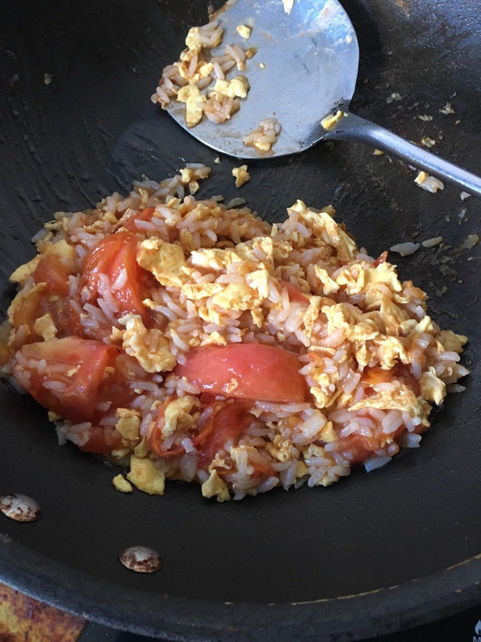番茄炒蛋「飯」的做法 步骤4