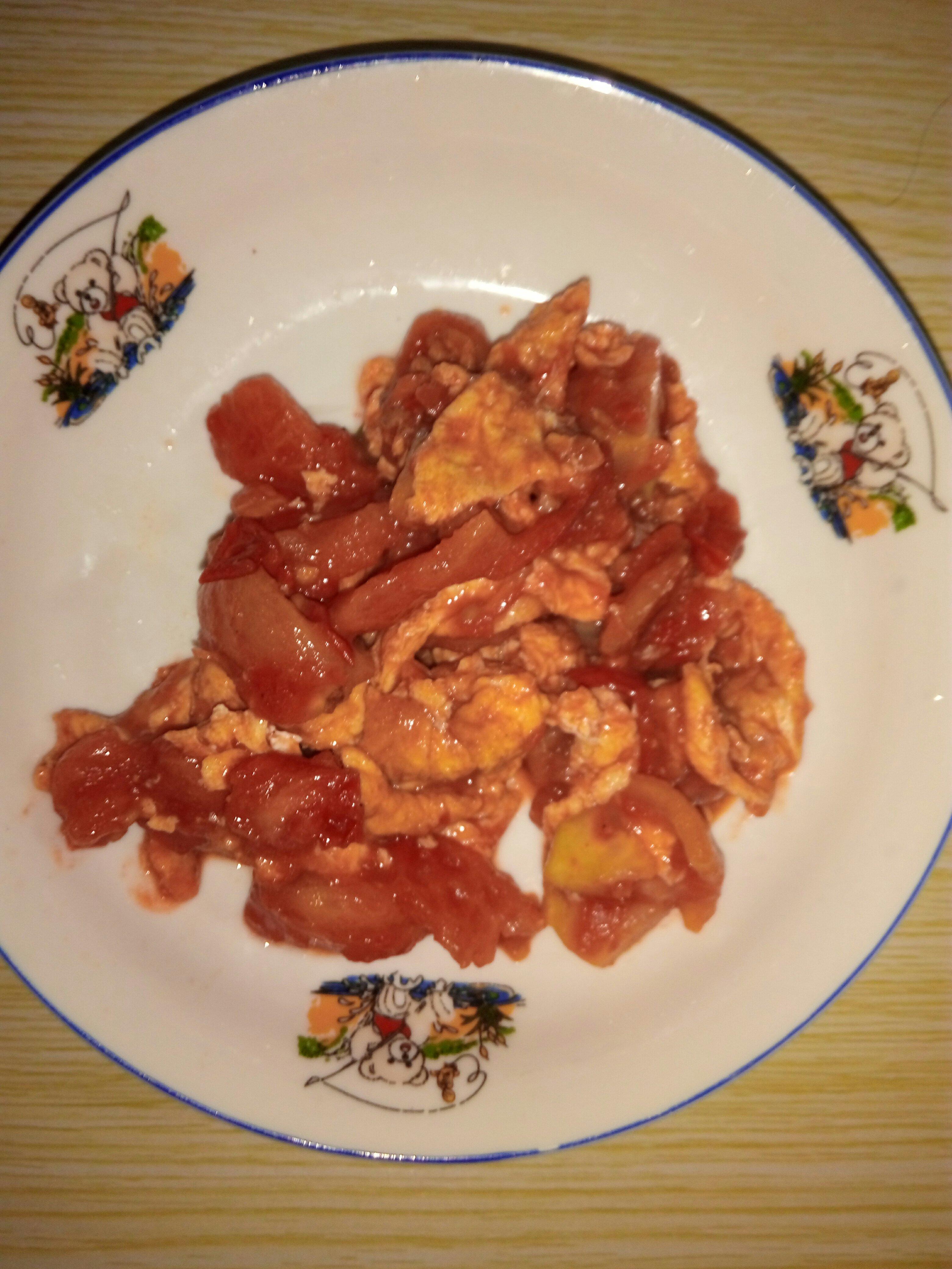 西紅柿炒雞蛋的做法 步骤5