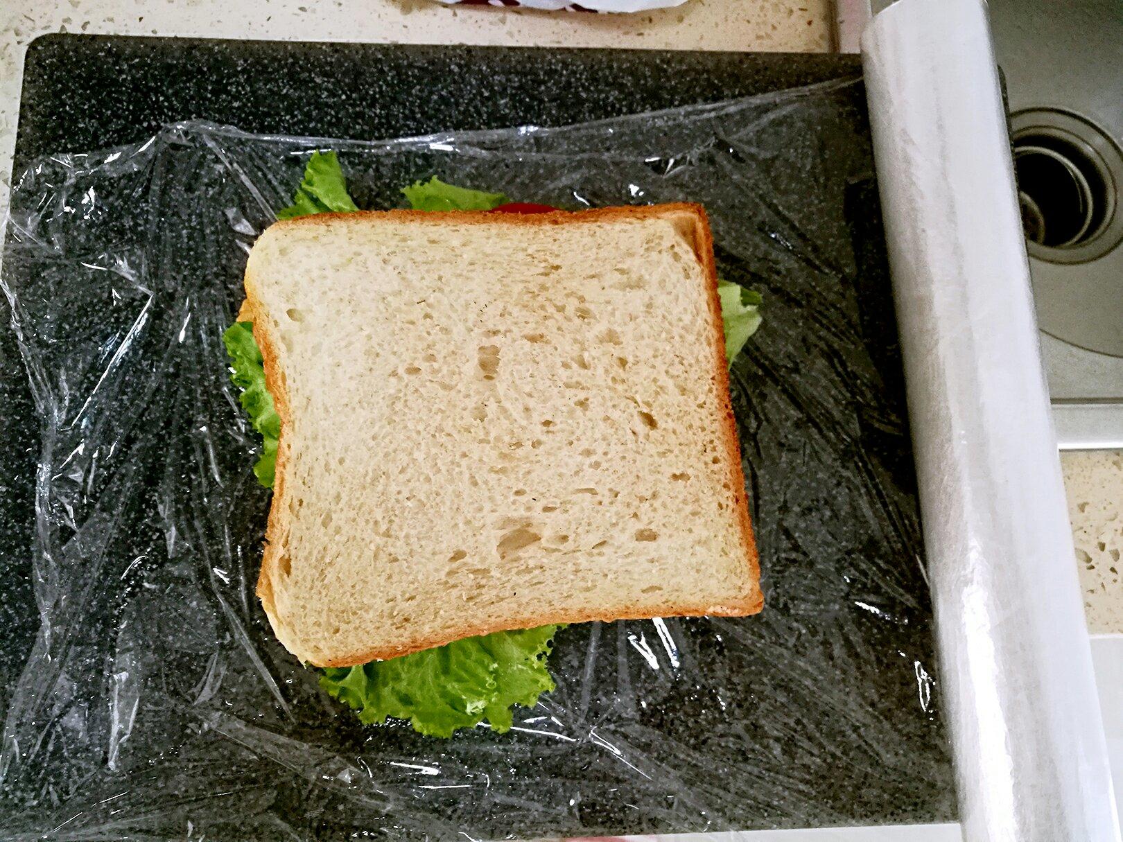 教你做超好吃的暖胃三明治的做法 步骤8