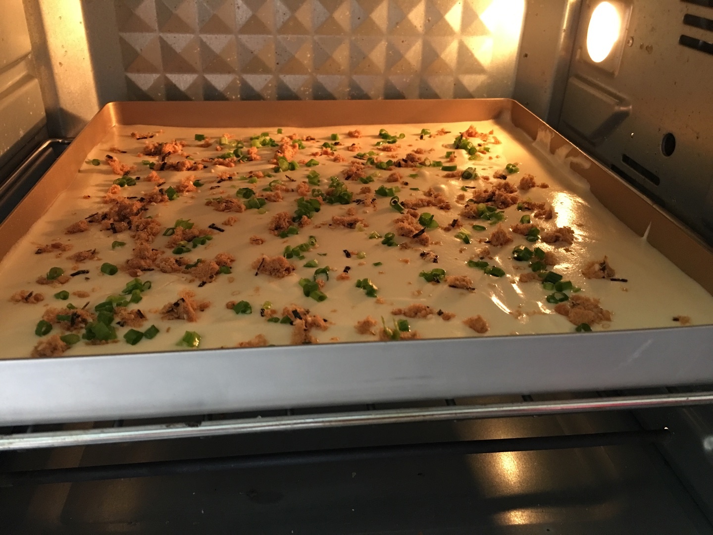 香蔥海苔肉鬆蛋糕卷的做法 步骤5