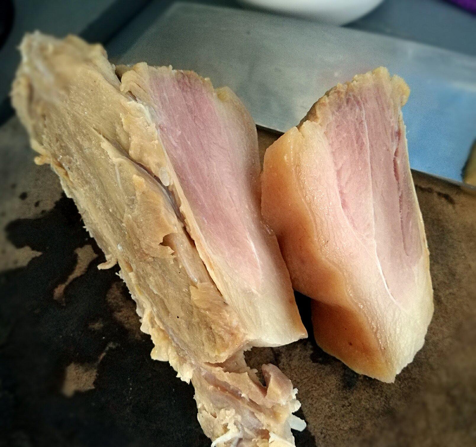 幹豆角燜臘豬腳的做法 步骤1
