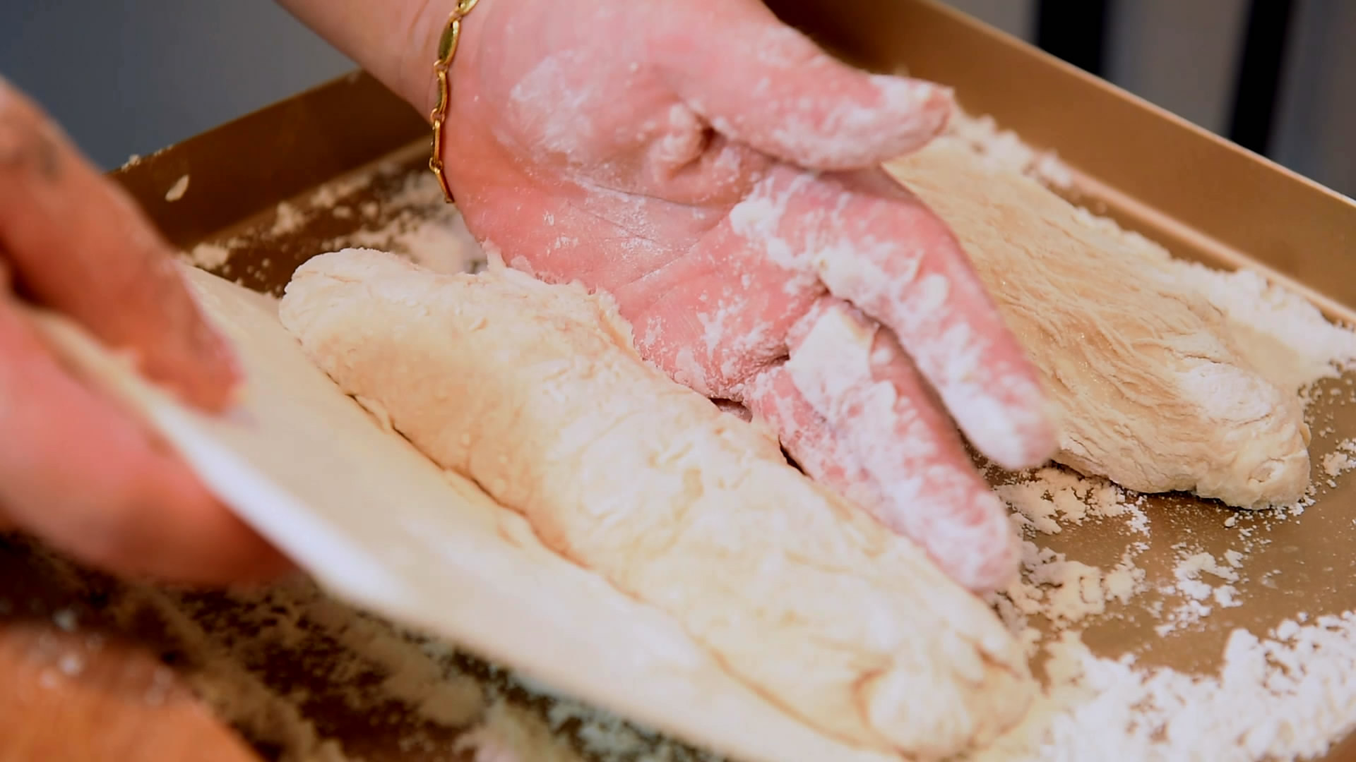 手工法式麪包 配迷迭香烤蒜 （內附視訊）的做法 步骤15