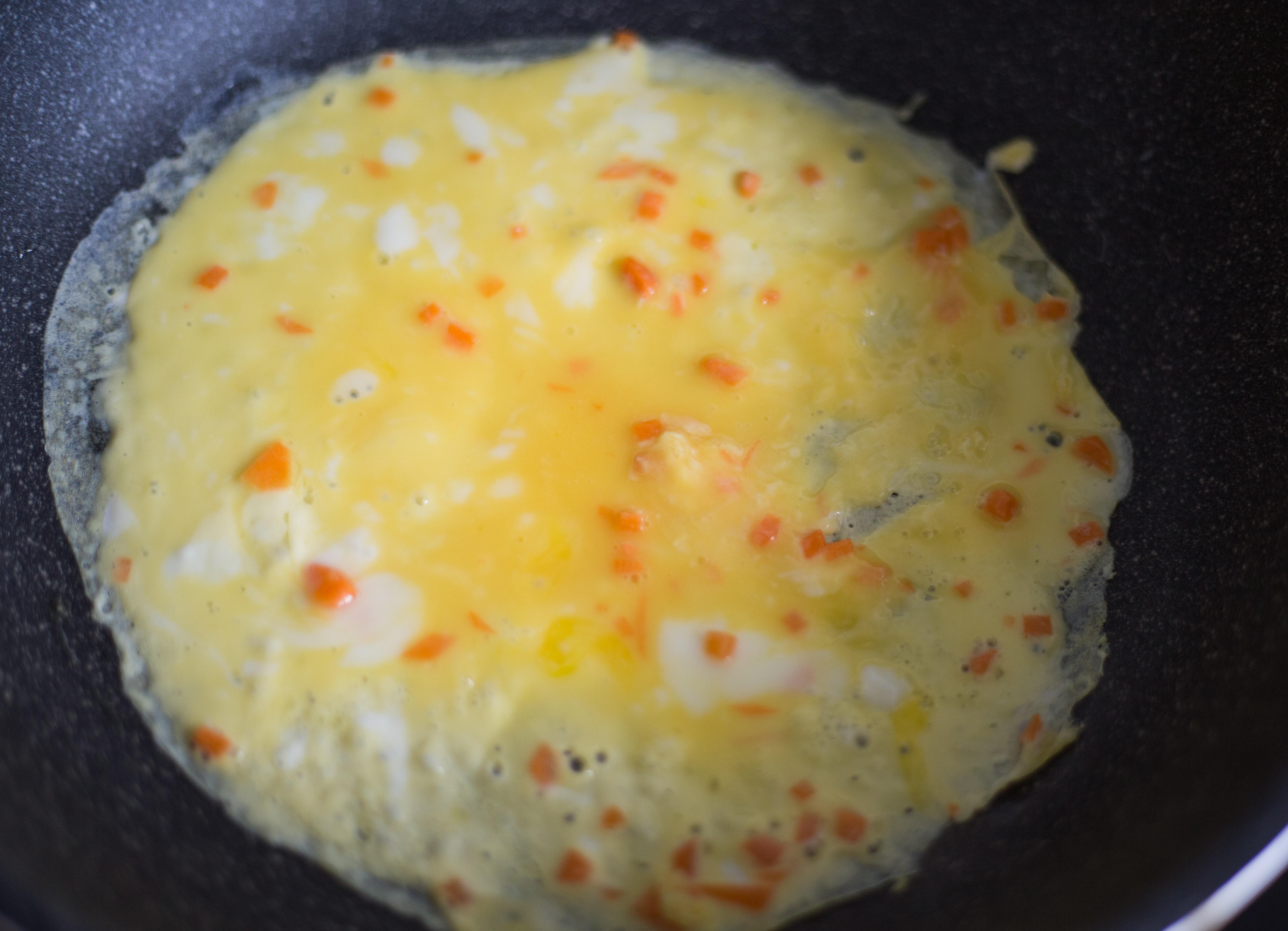 胡蘿蔔厚蛋燒的做法 步骤2