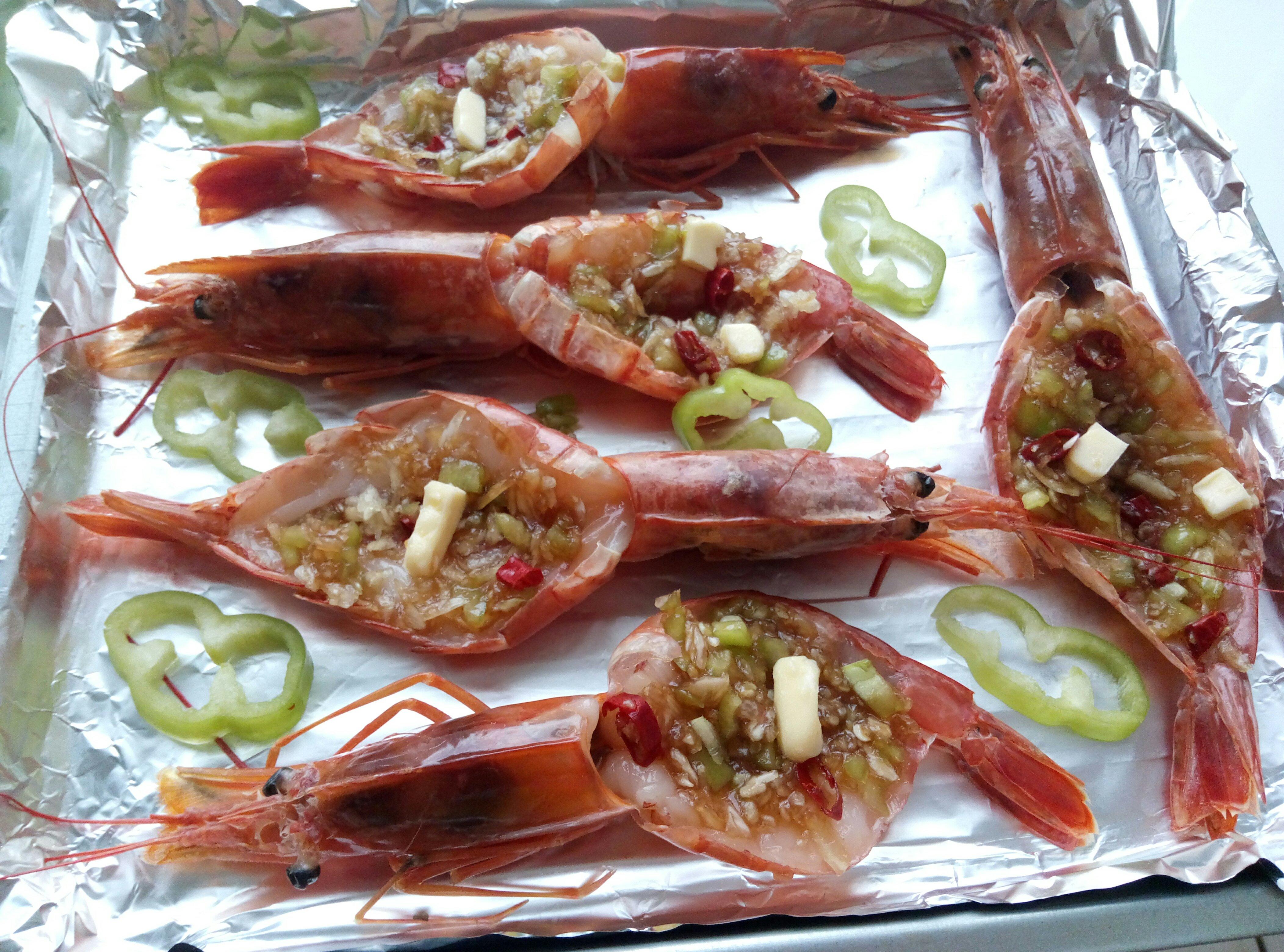 烤阿根廷紅蝦的做法 步骤3