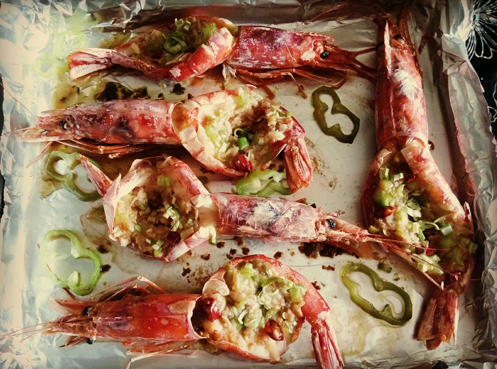 烤阿根廷紅蝦的做法 步骤4