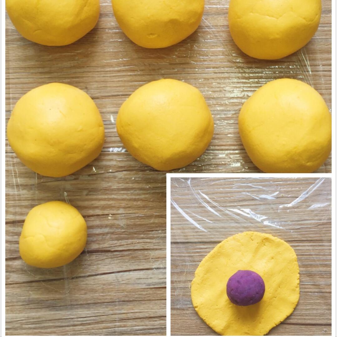 紫薯南瓜球的做法 步骤7