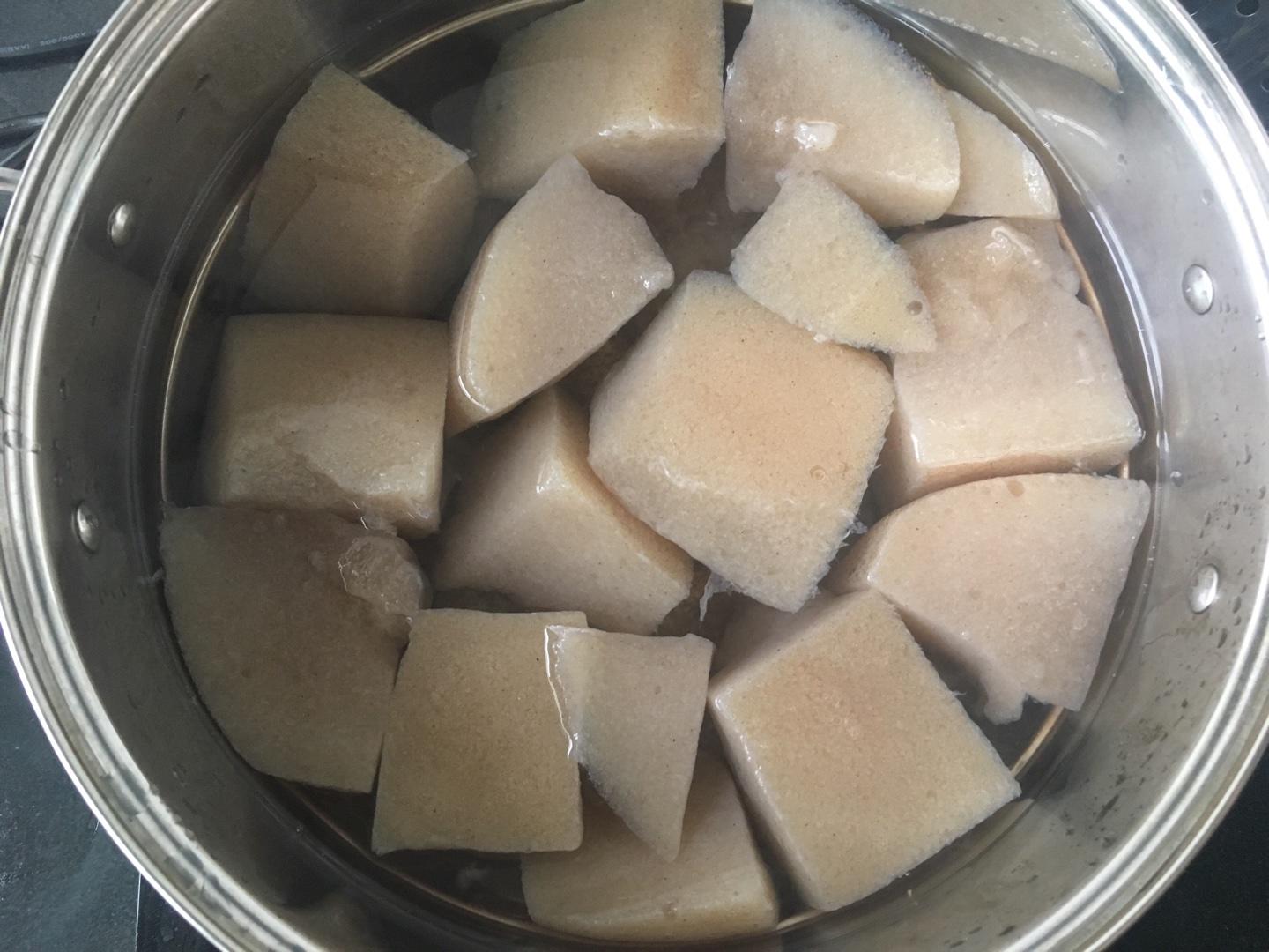 自制魔芋豆腐 ——零熱量的減肥食品的做法 步骤5