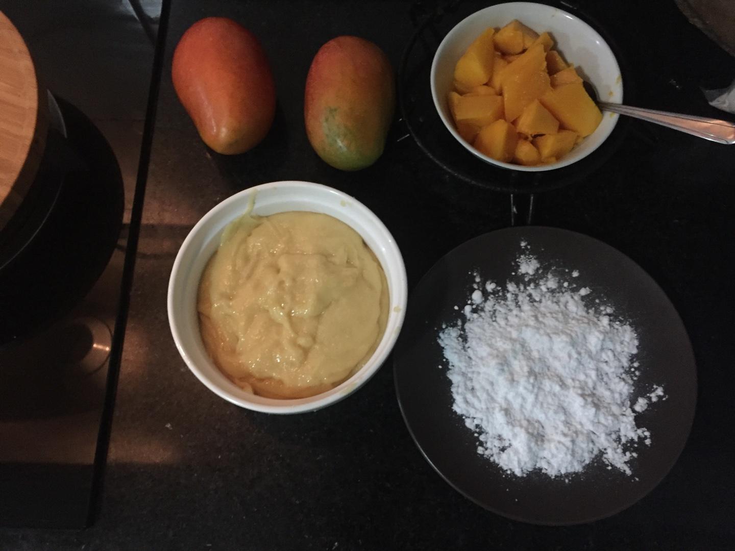 芒果糯米餈（麪包機版）的做法 步骤5