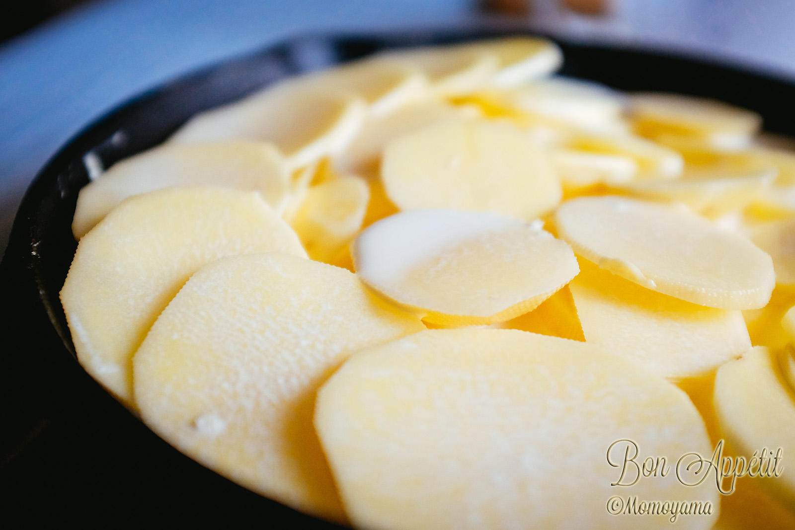 法式奶香焗烤馬鈴薯--Le Gratin Dauphinois的做法 步骤4