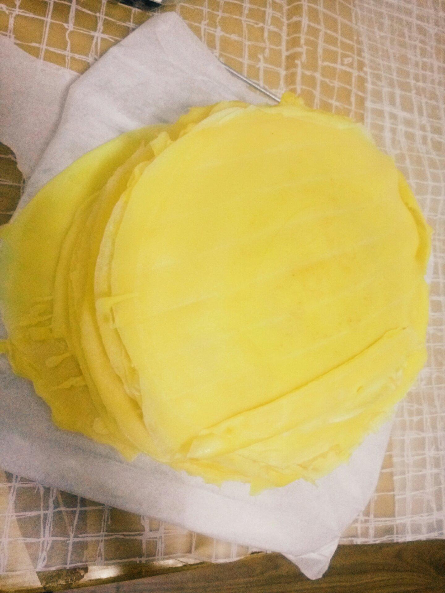 芒果，榴蓮，千層蛋糕的做法 步骤10
