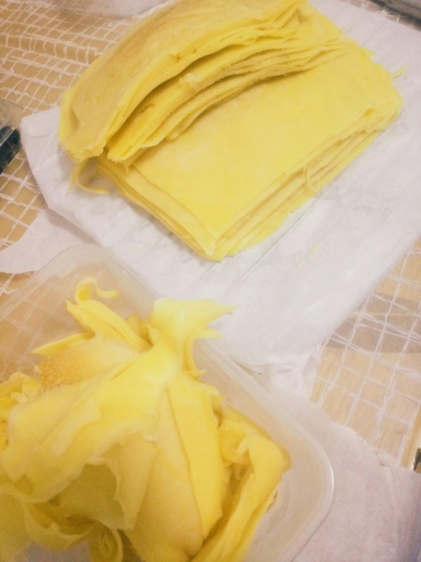 芒果，榴蓮，千層蛋糕的做法 步骤12