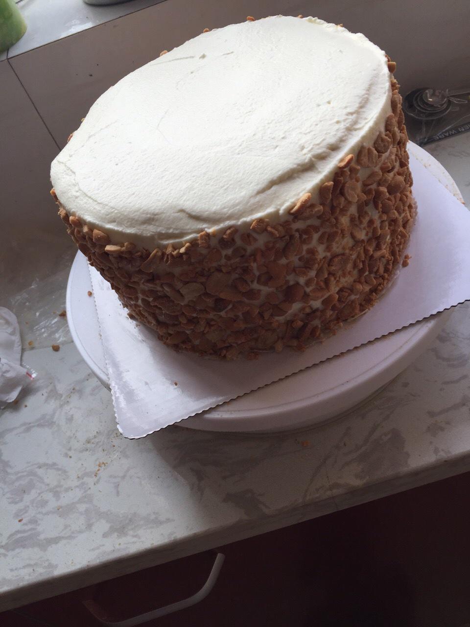 西瓜奶油蛋糕（送給老公的生日蛋糕）的做法 步骤2