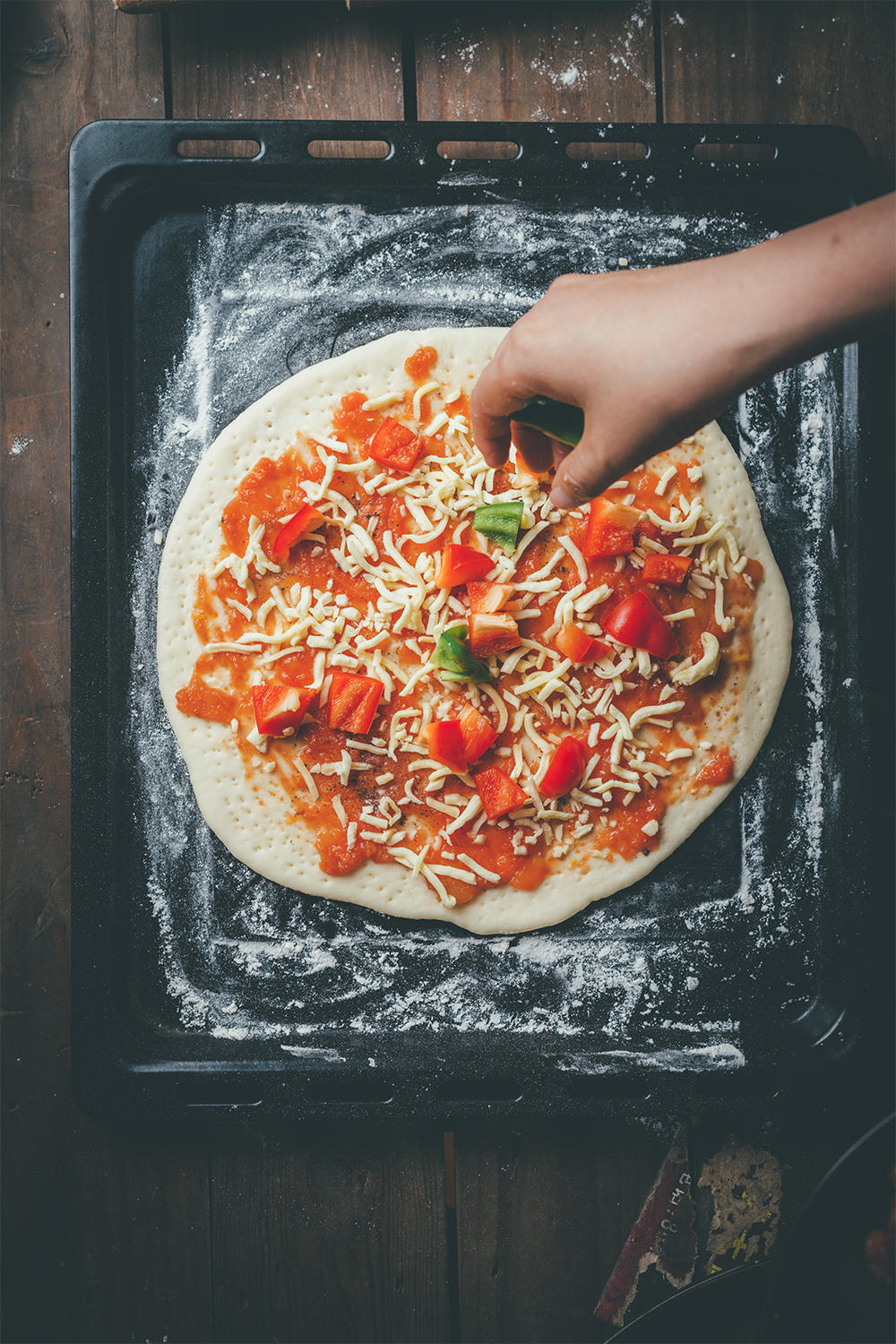 義大利臘腸披薩 | 比必勝客更美味的披薩你吃了沒？的做法 步骤16
