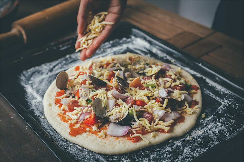 義大利臘腸披薩 | 比必勝客更美味的披薩你吃了沒？的做法 步骤17