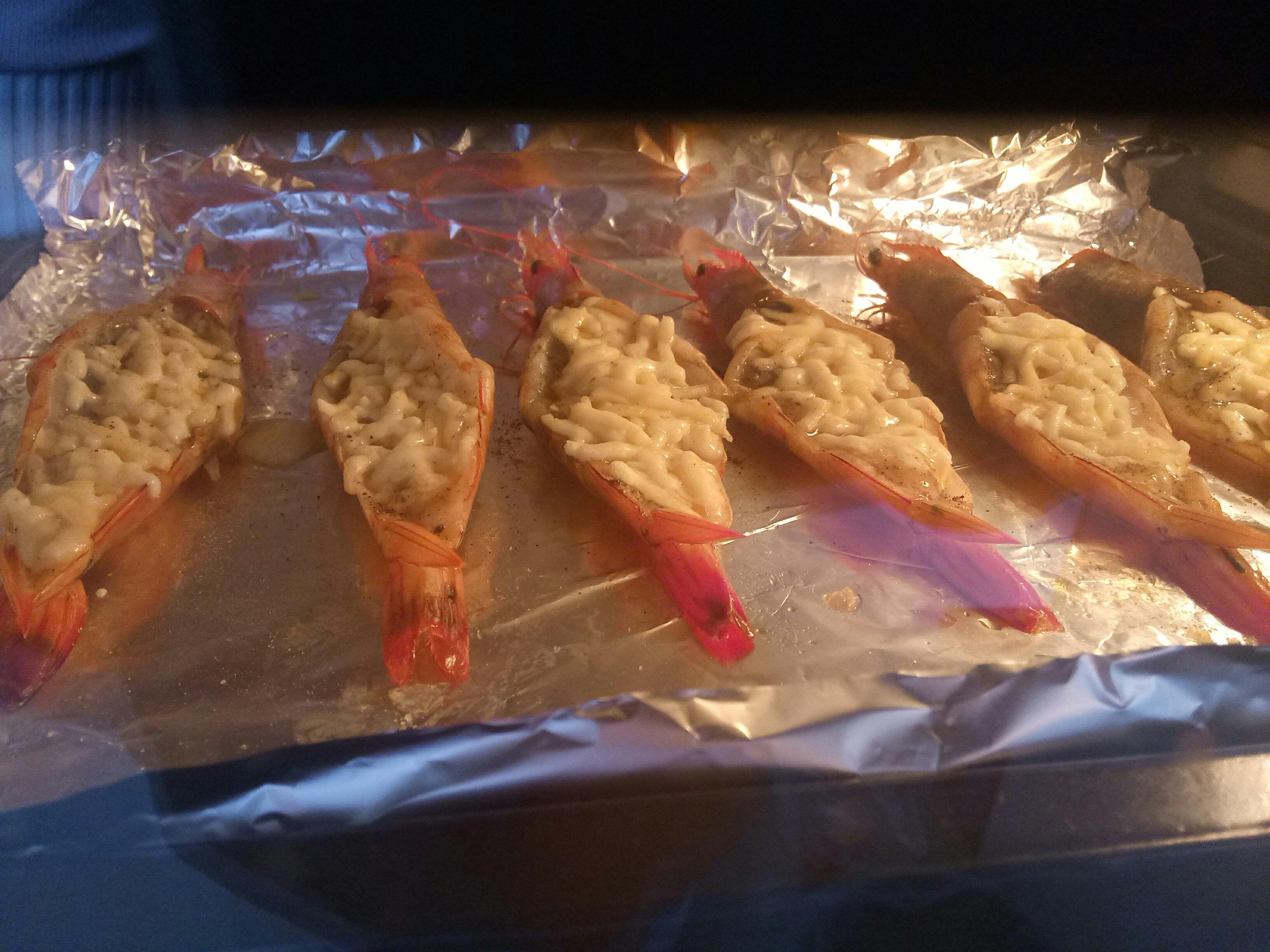 芝士沙拉烤大蝦的做法 步骤5