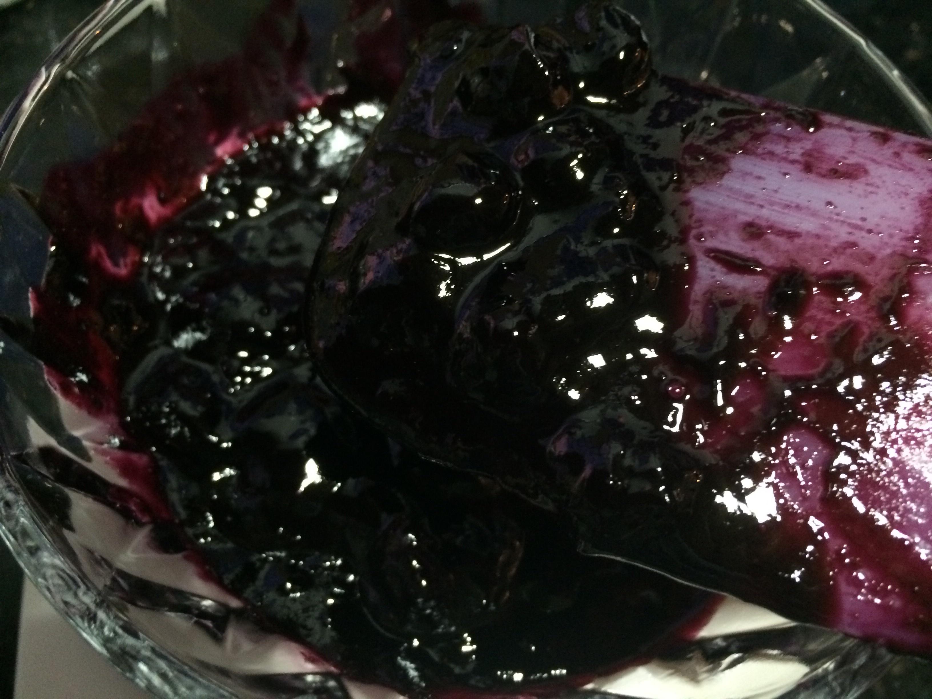 藍莓冰激凌-順滑零冰渣版的做法 步骤2