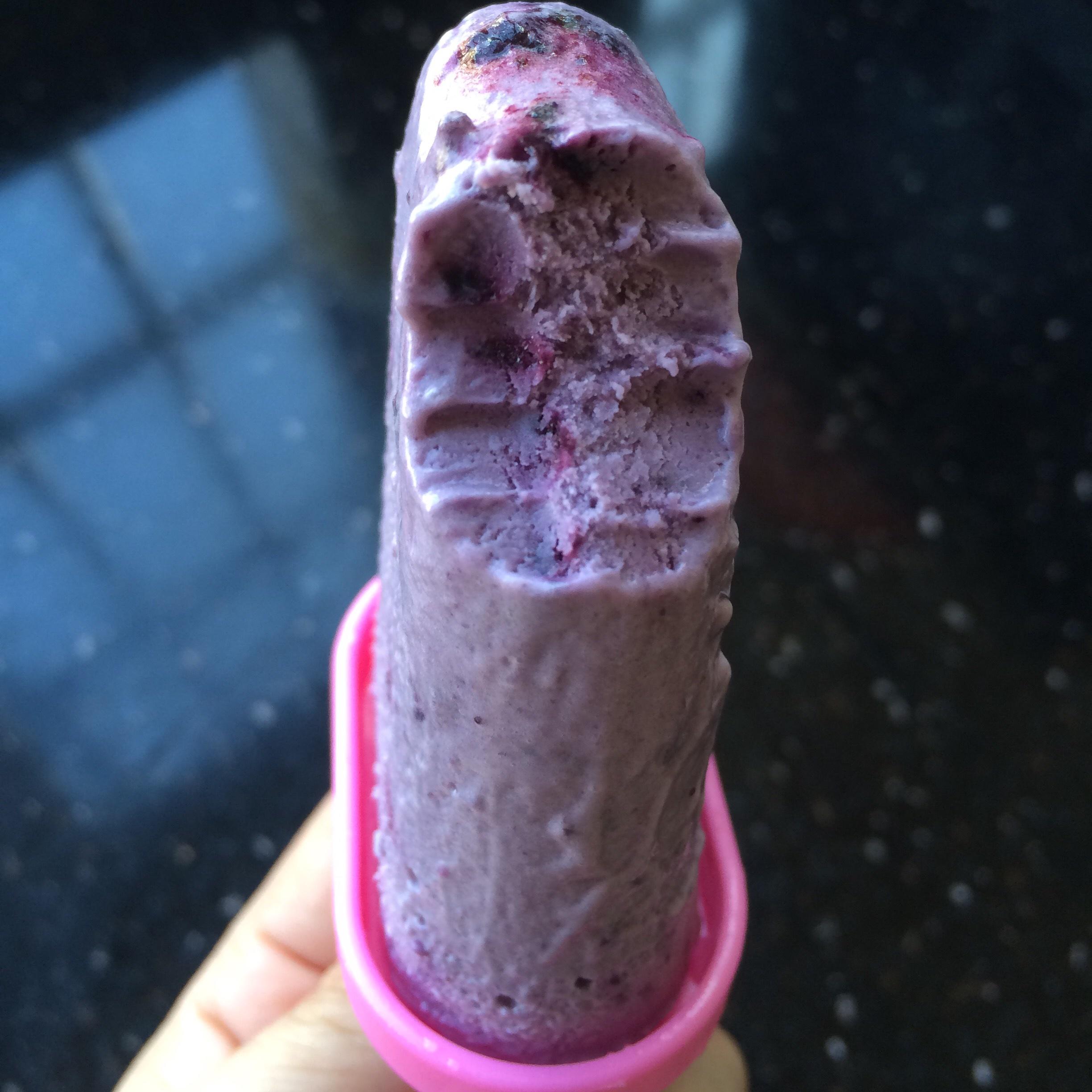 藍莓冰激凌-順滑零冰渣版的做法 步骤13