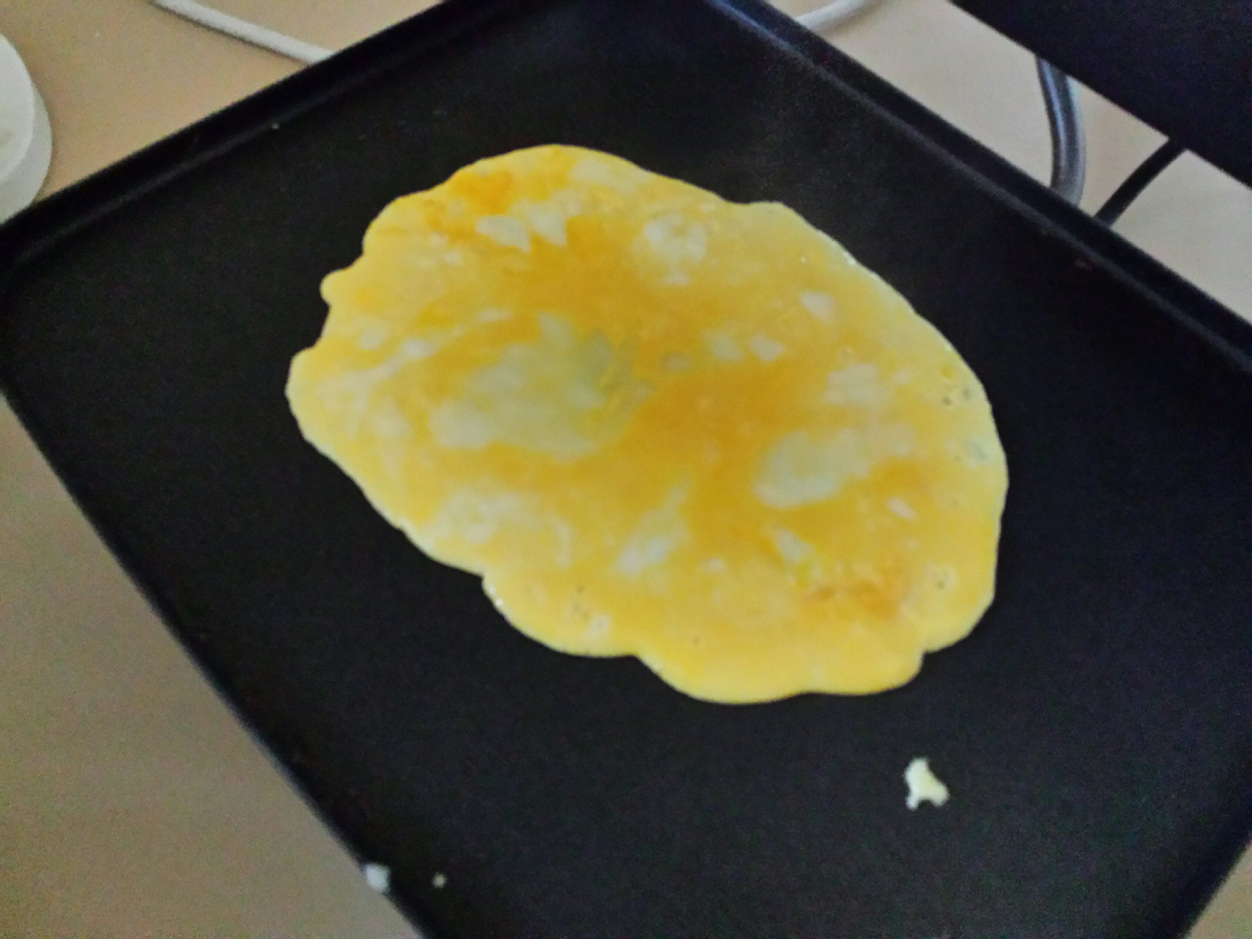 一顆雞蛋做厚蛋燒的做法 步骤2
