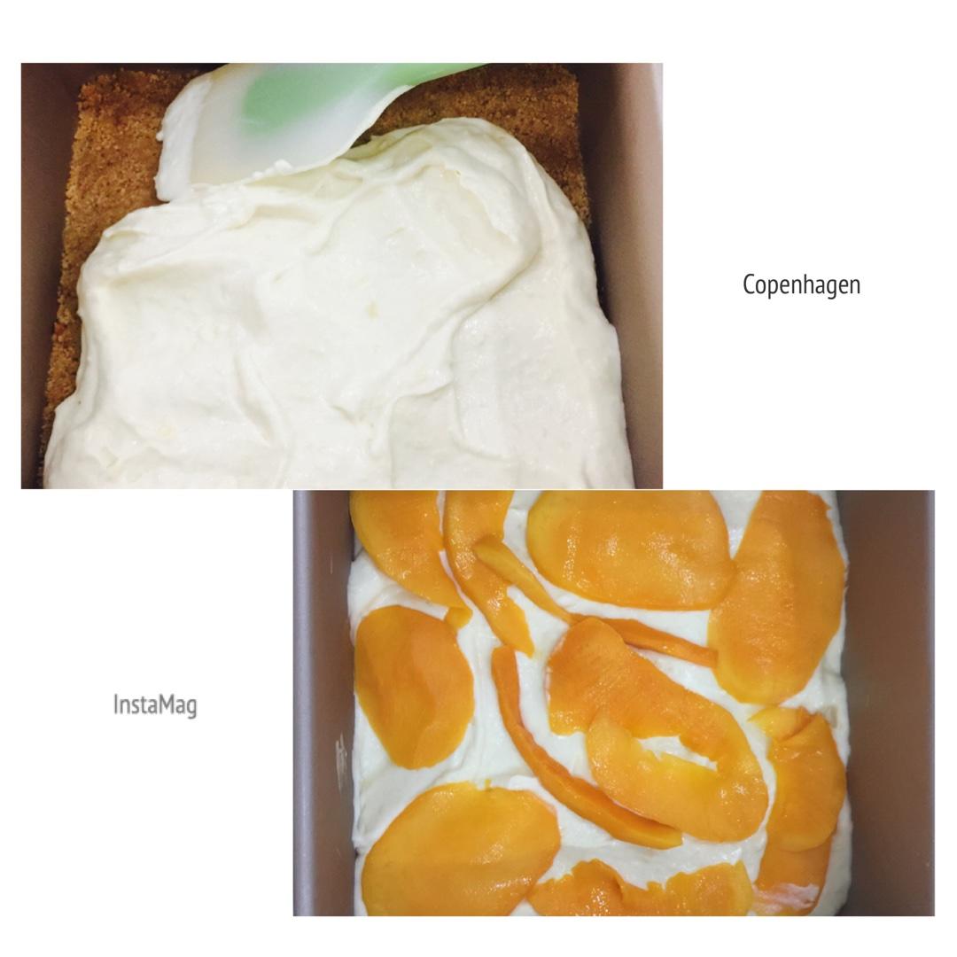 榴芒千層慕斯蛋糕(八寸模）的做法 步骤11
