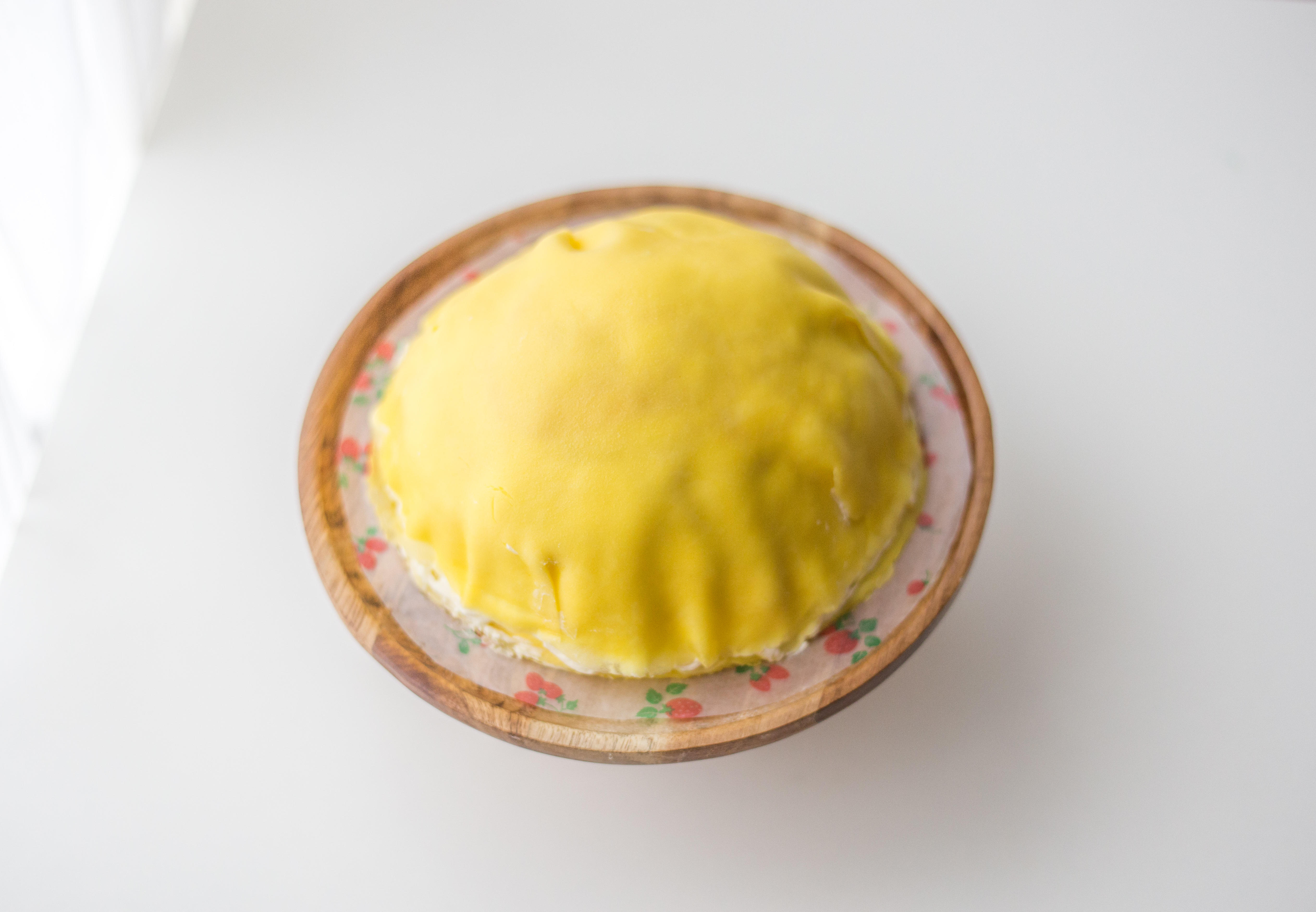 芒果千層蛋糕（小雪堆）的做法 步骤8