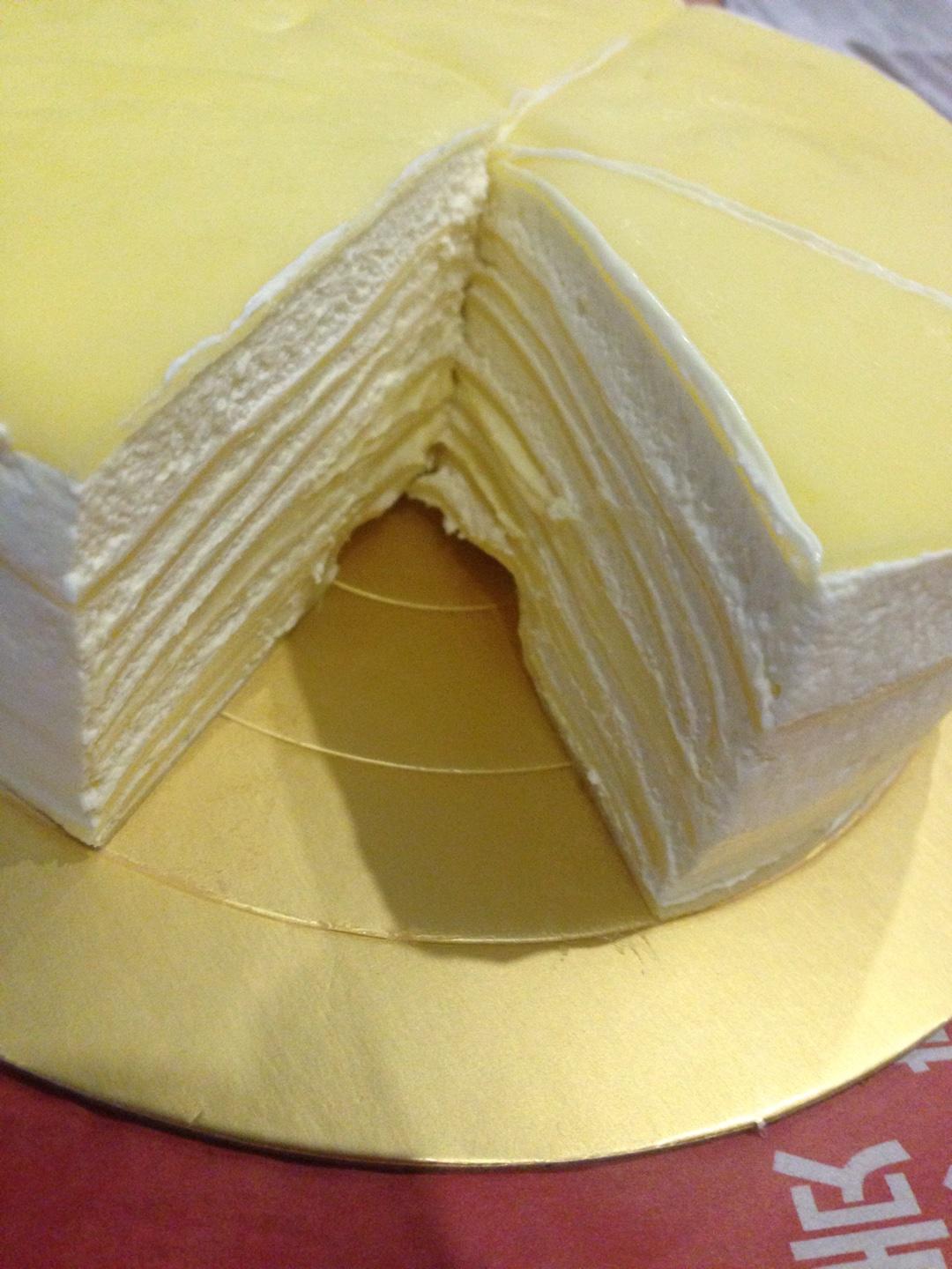 榴蓮千層蛋糕的做法 步骤9