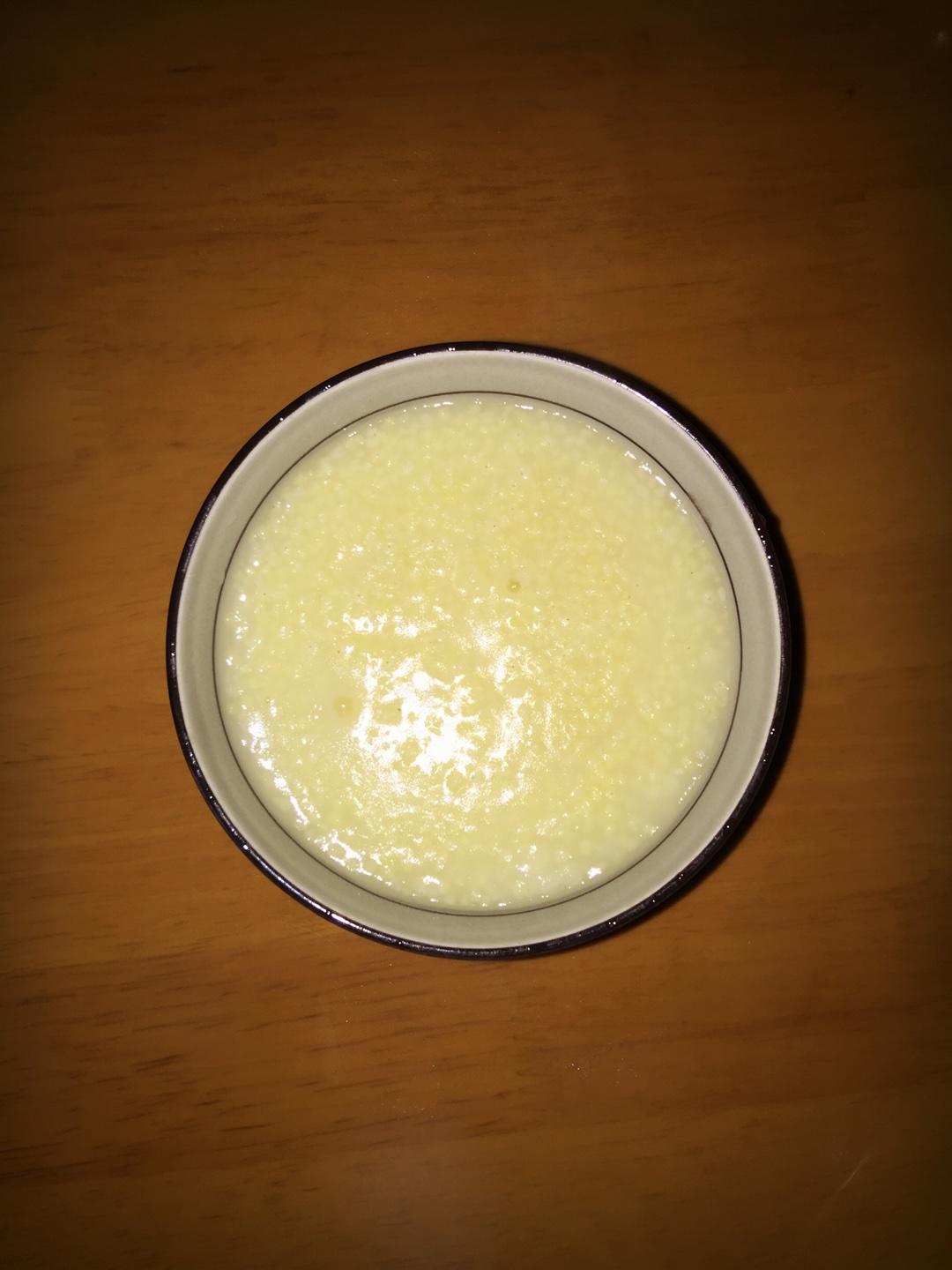 一碗泛米油的小米粥的做法 步骤5